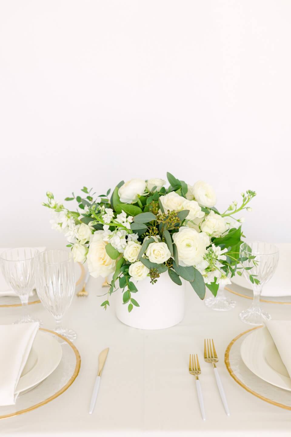 Classique Blanc || grand centerpiece white