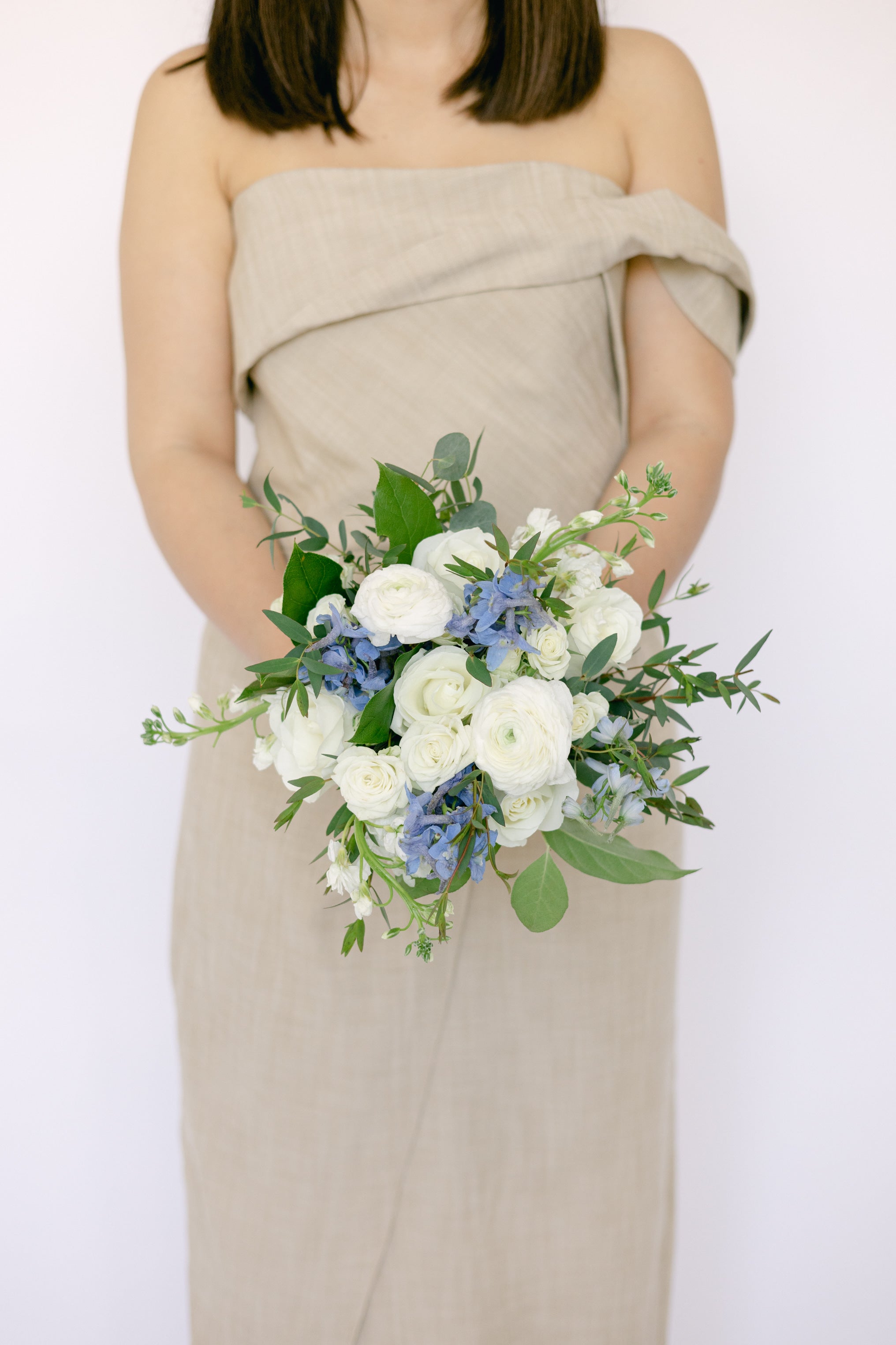 BLUE BRIDESMAID || GRAND BOUQUET