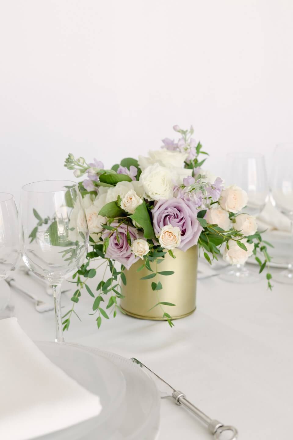 Eau de Lavende || grand centerpiece gold